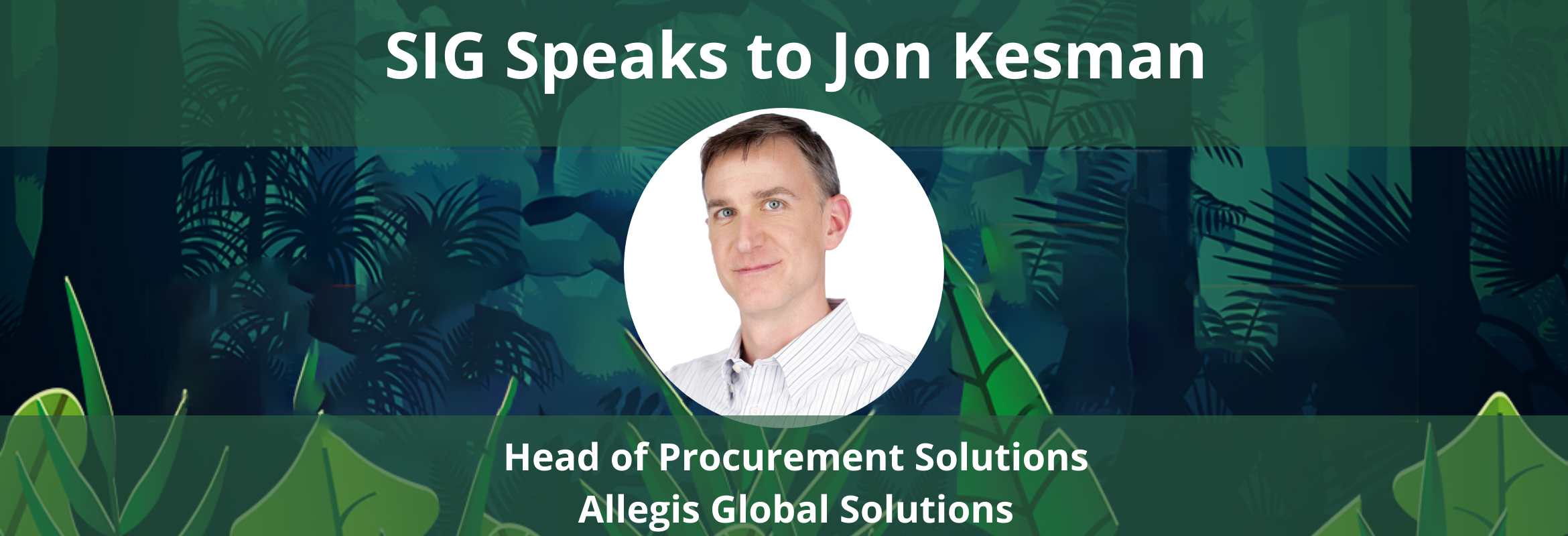 Jon Kesman presents at the SIG Procurement Technology Summit